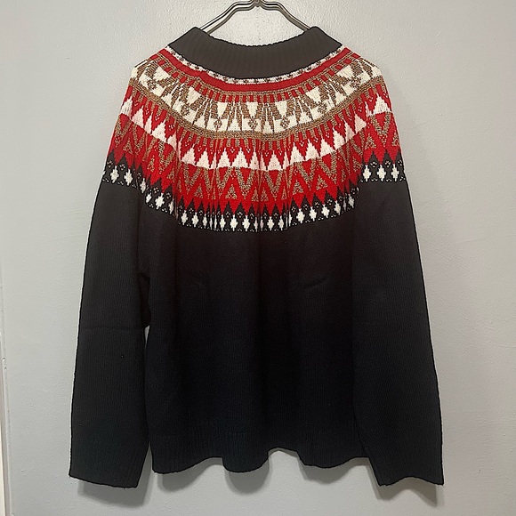 NWT Tommy Hilfiger Plus Size Mock Turtleneck Sweater - Picture 3 of 10